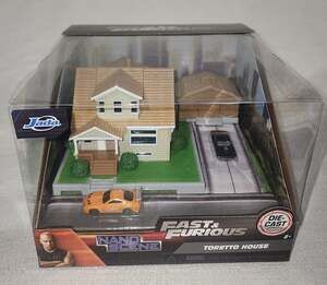 Fast and furious Toretto house diorama with diecast vehicles